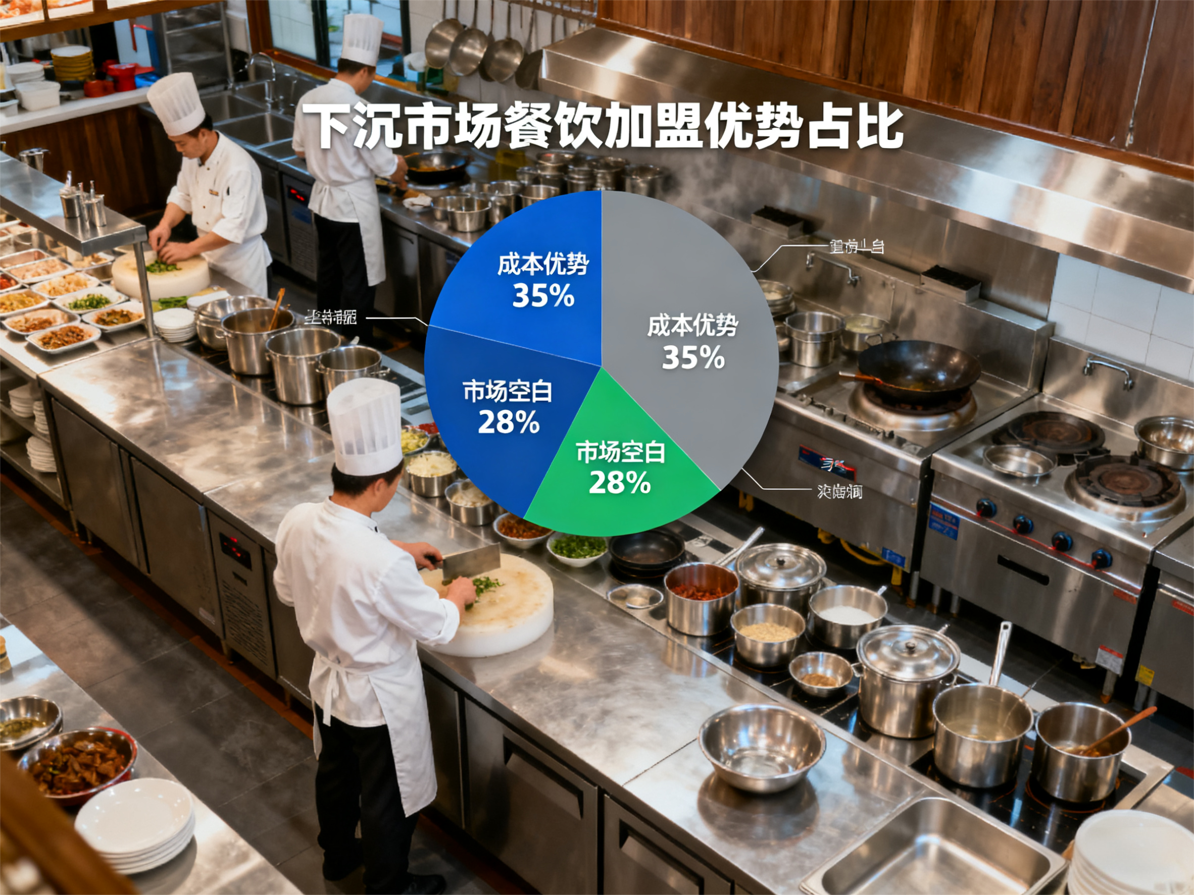 连锁化率仅24%，如何赢在下沉市场？2024中国餐饮加盟业态深度拆解——小易智创 - AI自动化营销 AI GEO AI碰碰卡