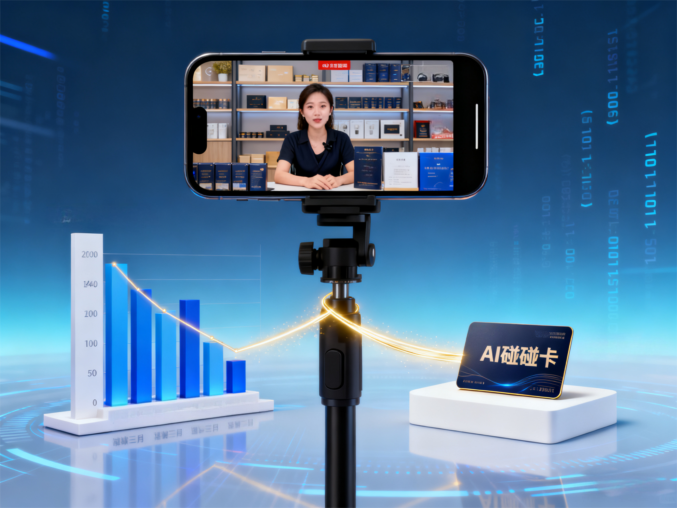 实体店铺直播后客户流失严重，怎么办？小易智创AI碰碰卡AI解决方案 - AI自动化营销 AI GEO AI碰碰卡