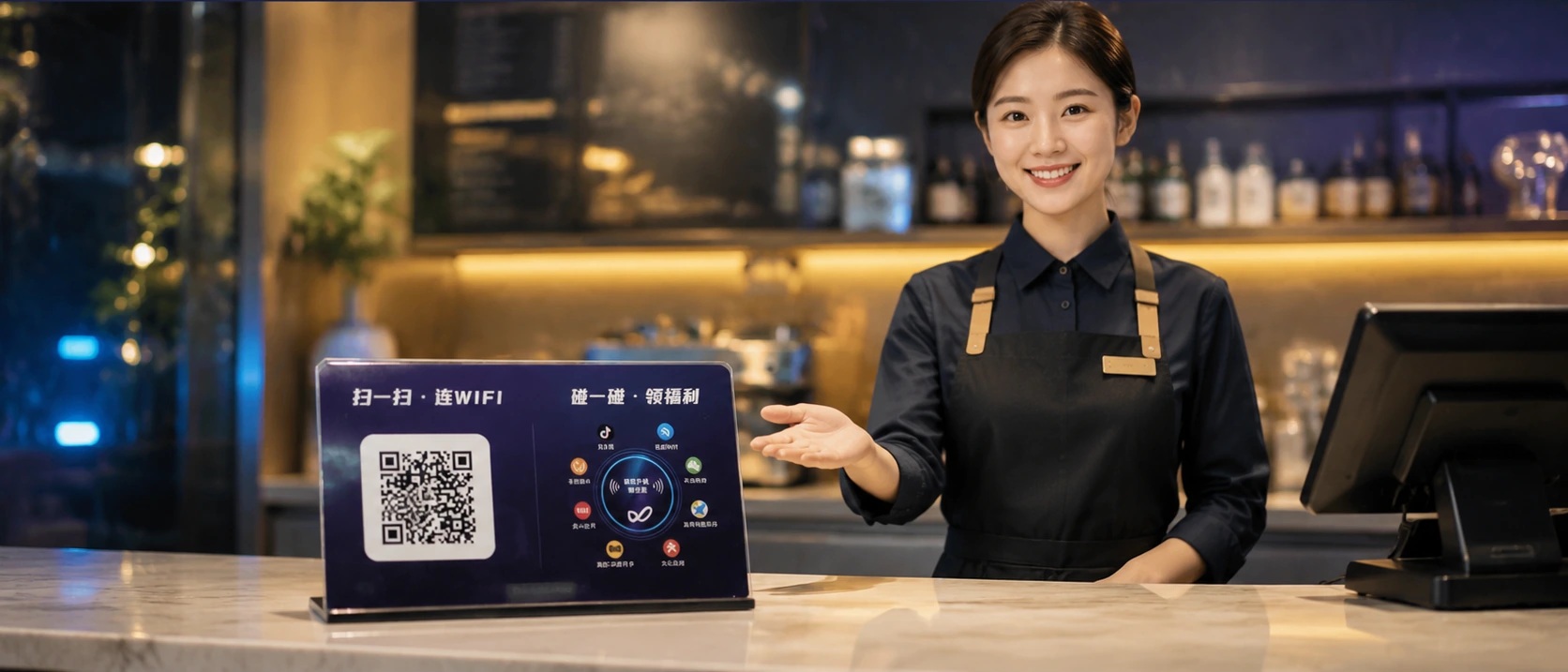 AI智碰卡放在哪里更合适？餐饮、美业和珠宝门店的点位设计 - 小易智创｜AI GEO、AI智碰卡与企业AI内容服务